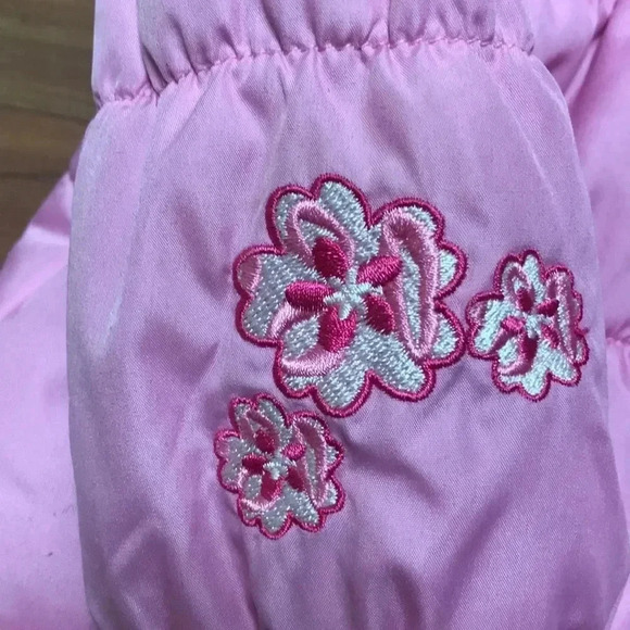 Toddler girl pink puffer jacket, size 18 months - Picture 10 of 10